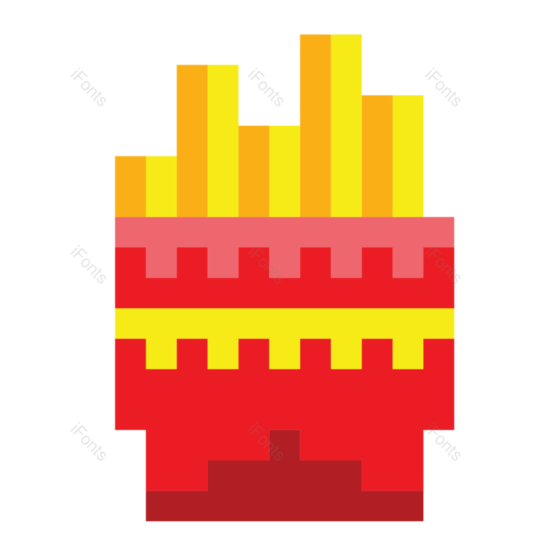 图标图片,装饰元素元素,薯条PNG,免抠素材